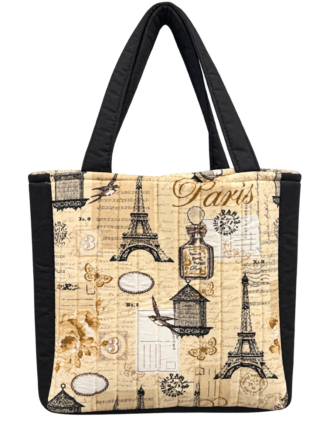 Paris print Sunset medium tote