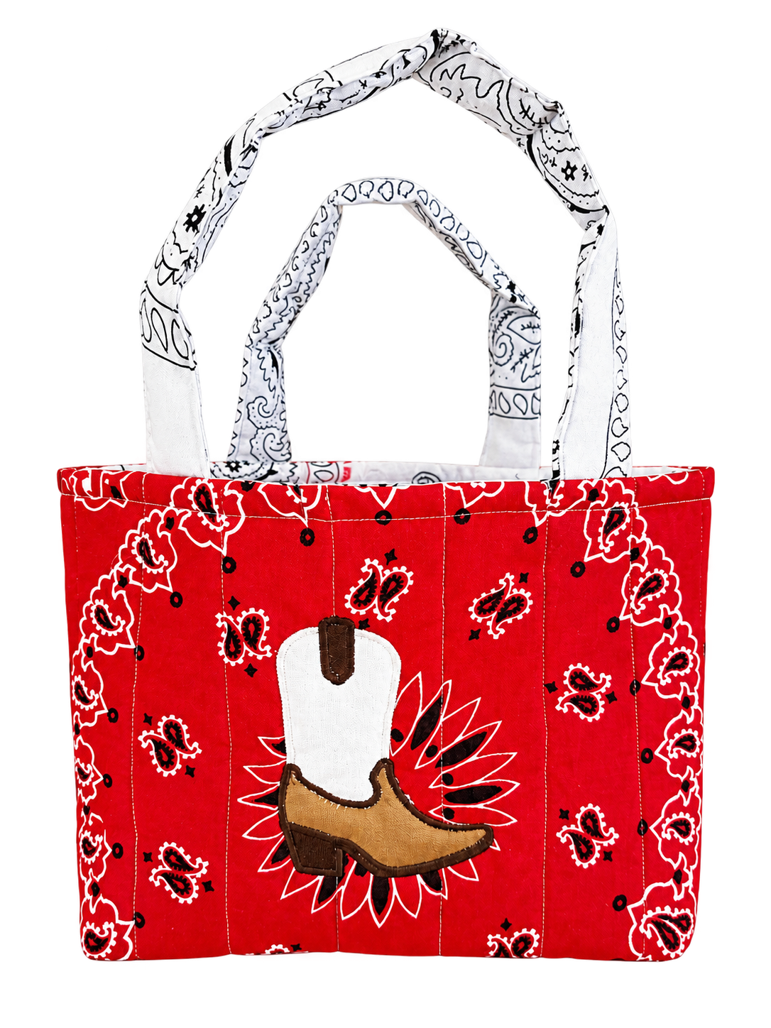 Red boot Sissy mini tote