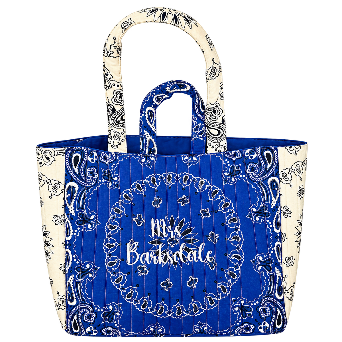 The Brooklyn OG — Large Handmade Tote — example personalized design