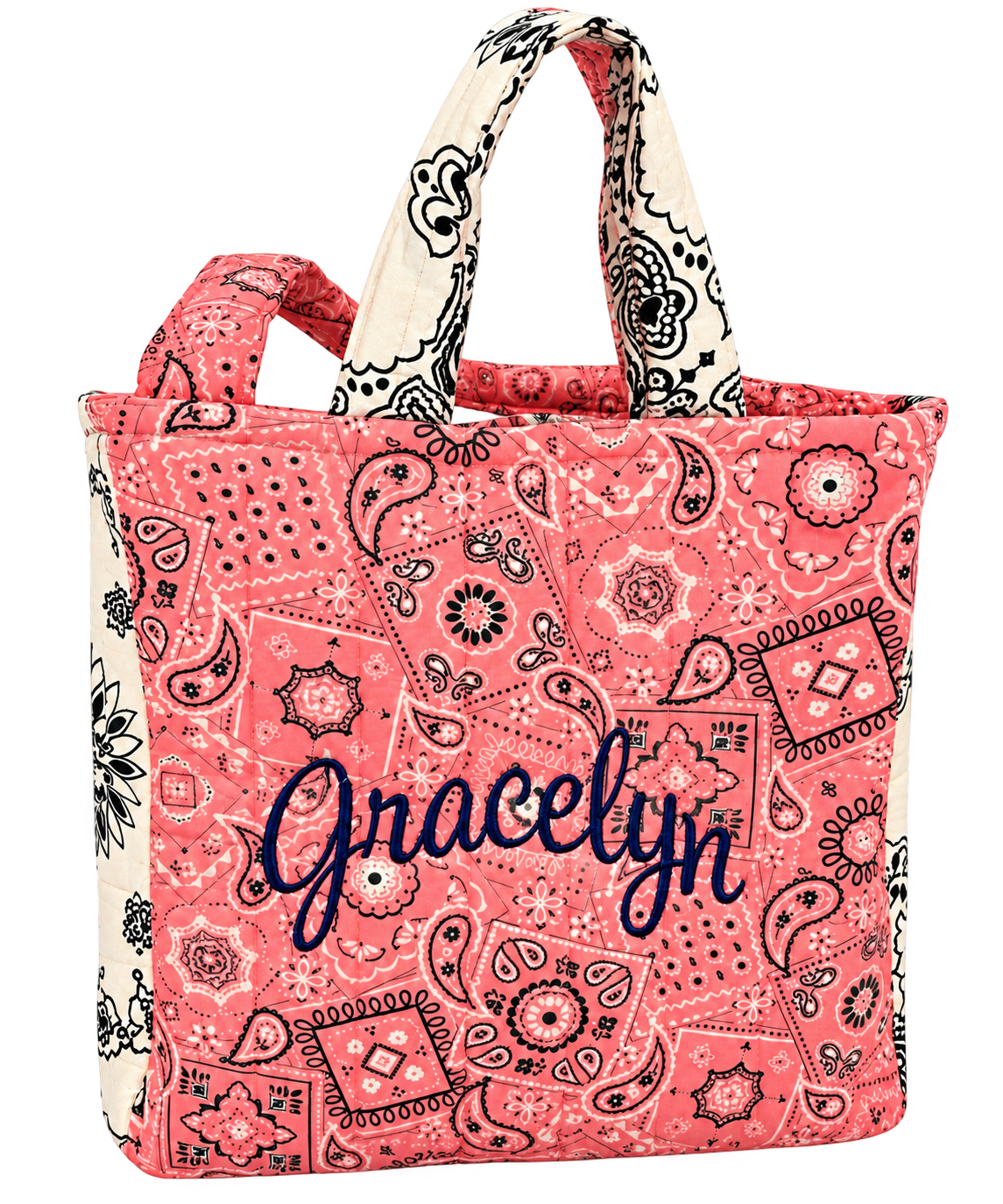 The Sunset — Medium Handmade Tote — example personalized design
